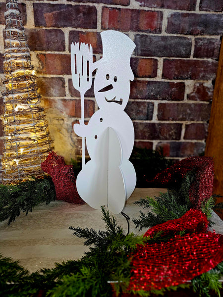 Snowman Family Free Standing