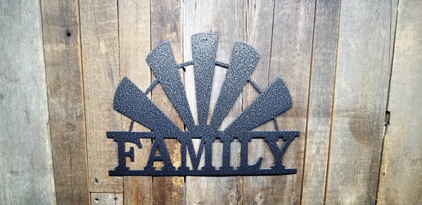 Half Windmill Wall Decor & Monogram
