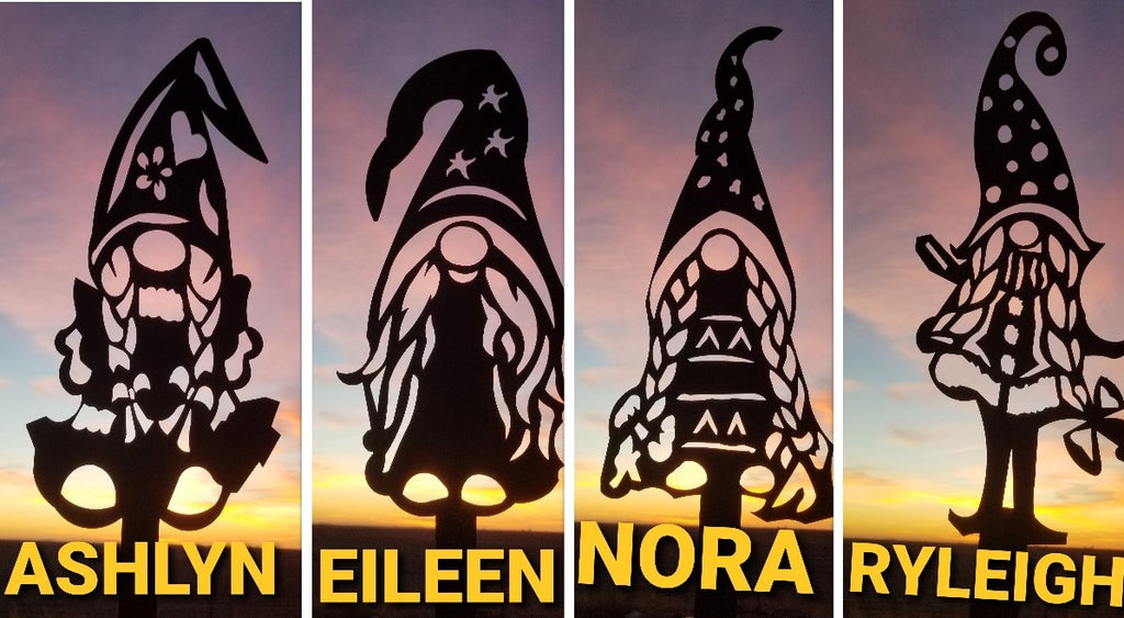Gnome Female set of 4