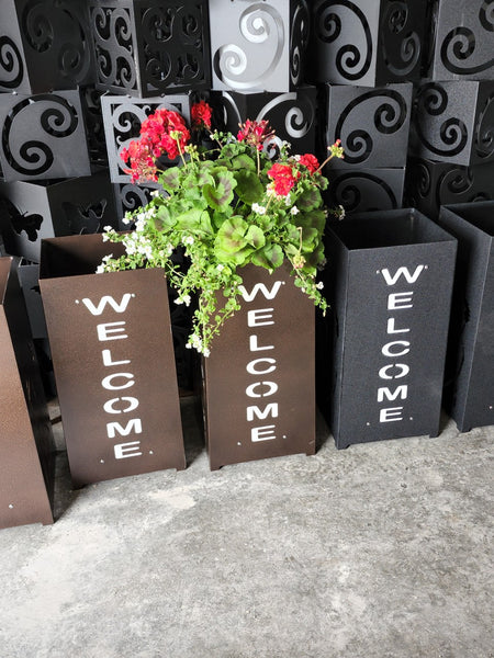 Welcome Flower Planter