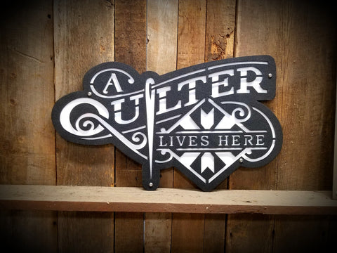 A Quilter lives here