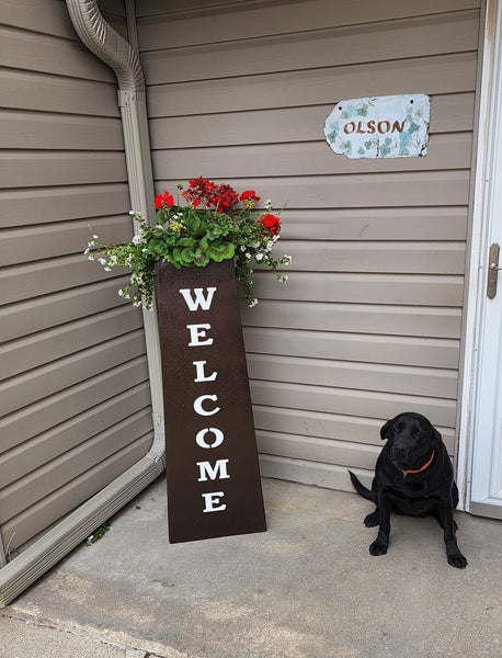 Welcome Flower Planter