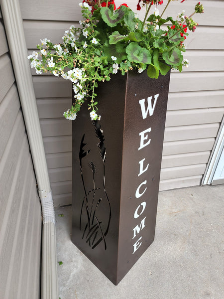 Welcome Flower Planter