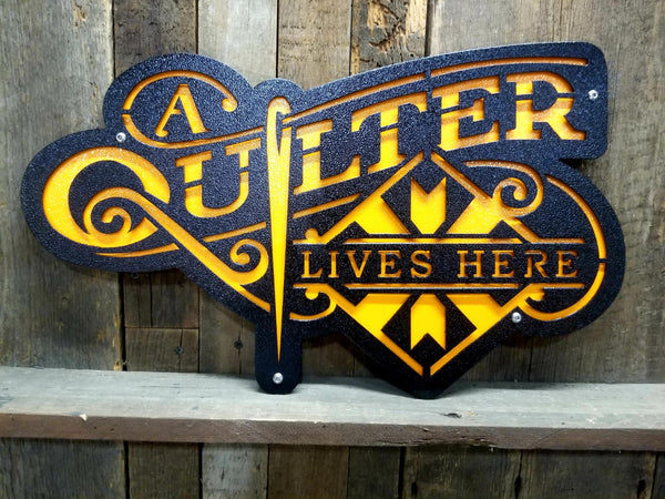 A Quilter lives here
