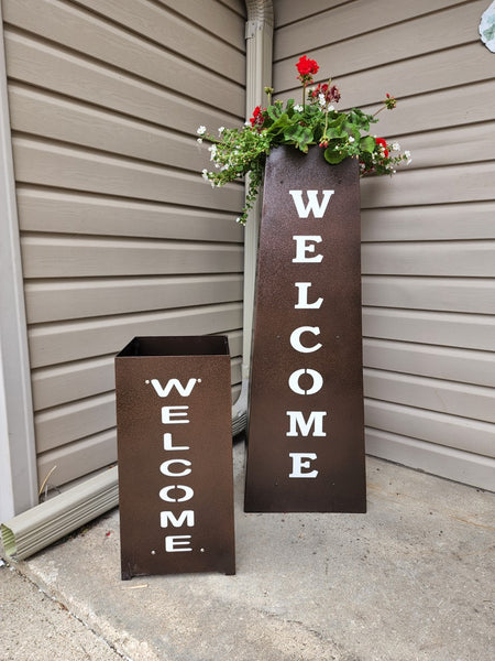 Welcome Flower Planter